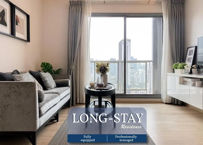 Stylish Modern 1Br - Bts Phrom Phong - Ultra Fast Wifi