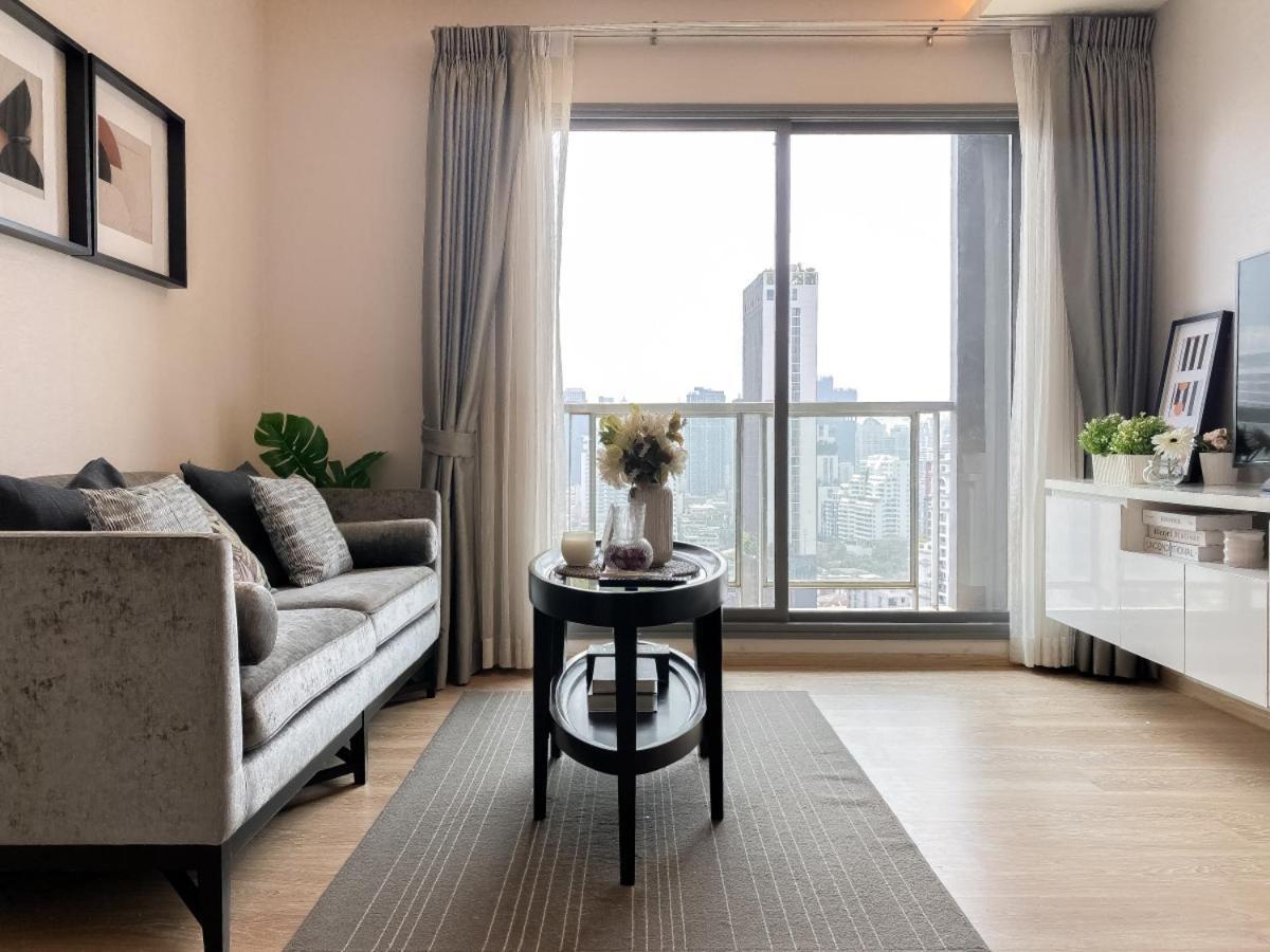 Stylish Modern 1br - Bts Phrom Phong - Ultra Fast Wifi Pangsapuri Bangkok