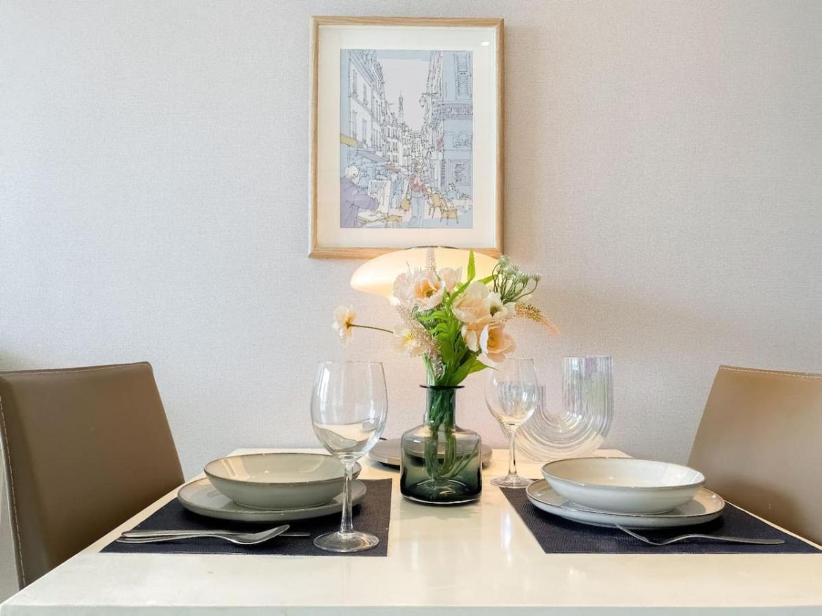 Stylish Modern 1br - Bts Phrom Phong - Ultra Fast Wifi Pangsapuri